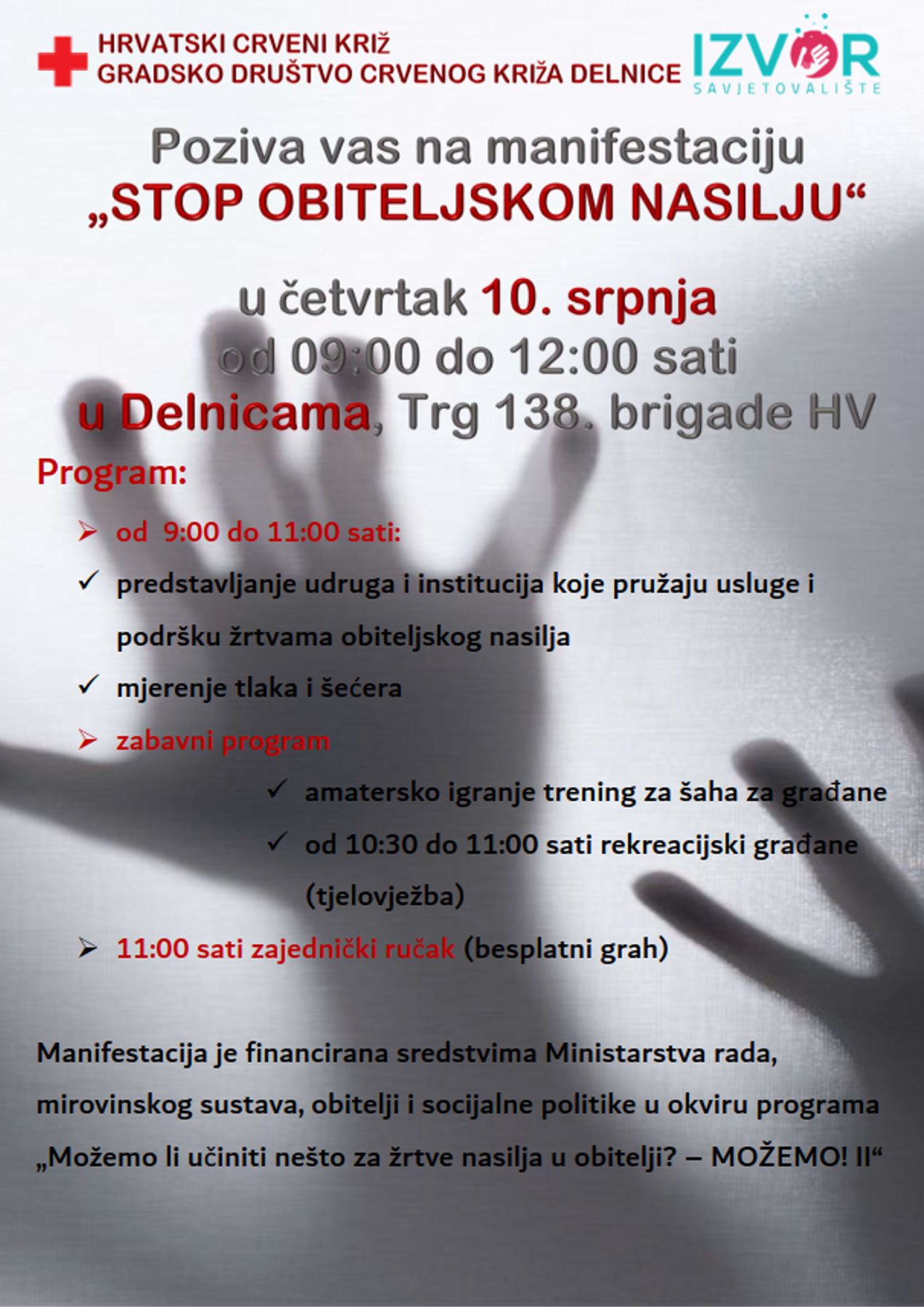 Manifestacija “STOP obiteljskom nasilju”